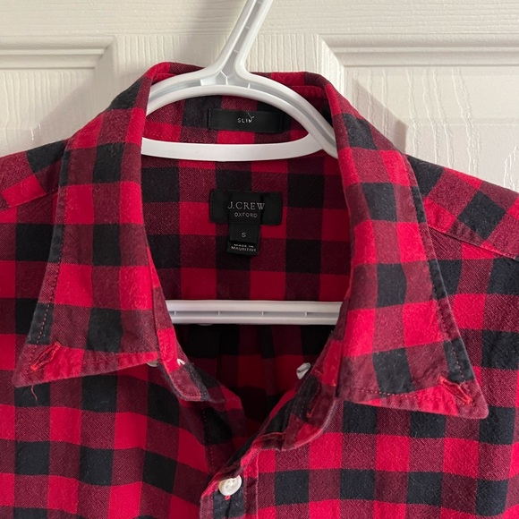 Jcrew slim buffalo plaid oxford shirt - Picture 3 of 3